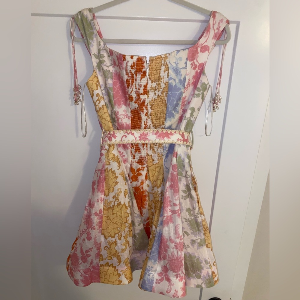 ZIMMERMANN
Postcard Spliced Mini Dress - Picture 3 of 4